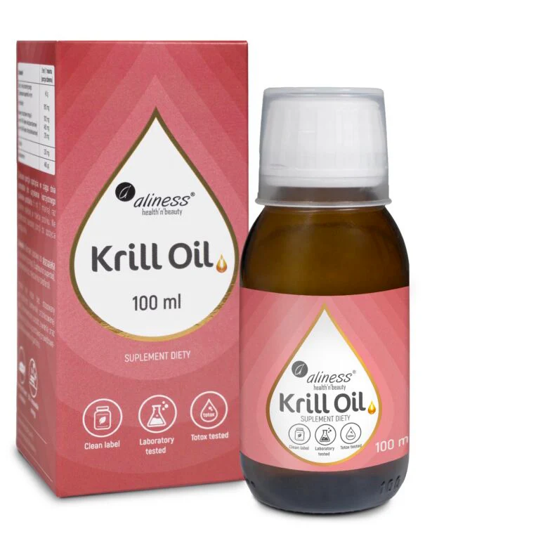 Aliness, Krill Oil Omega 3 with Astaxanthin, 100 ml