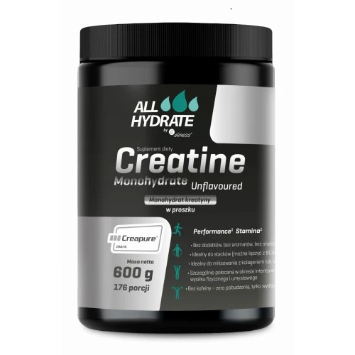 ALLHydrate, Creatine (Creapure®) 600g, unflavoured