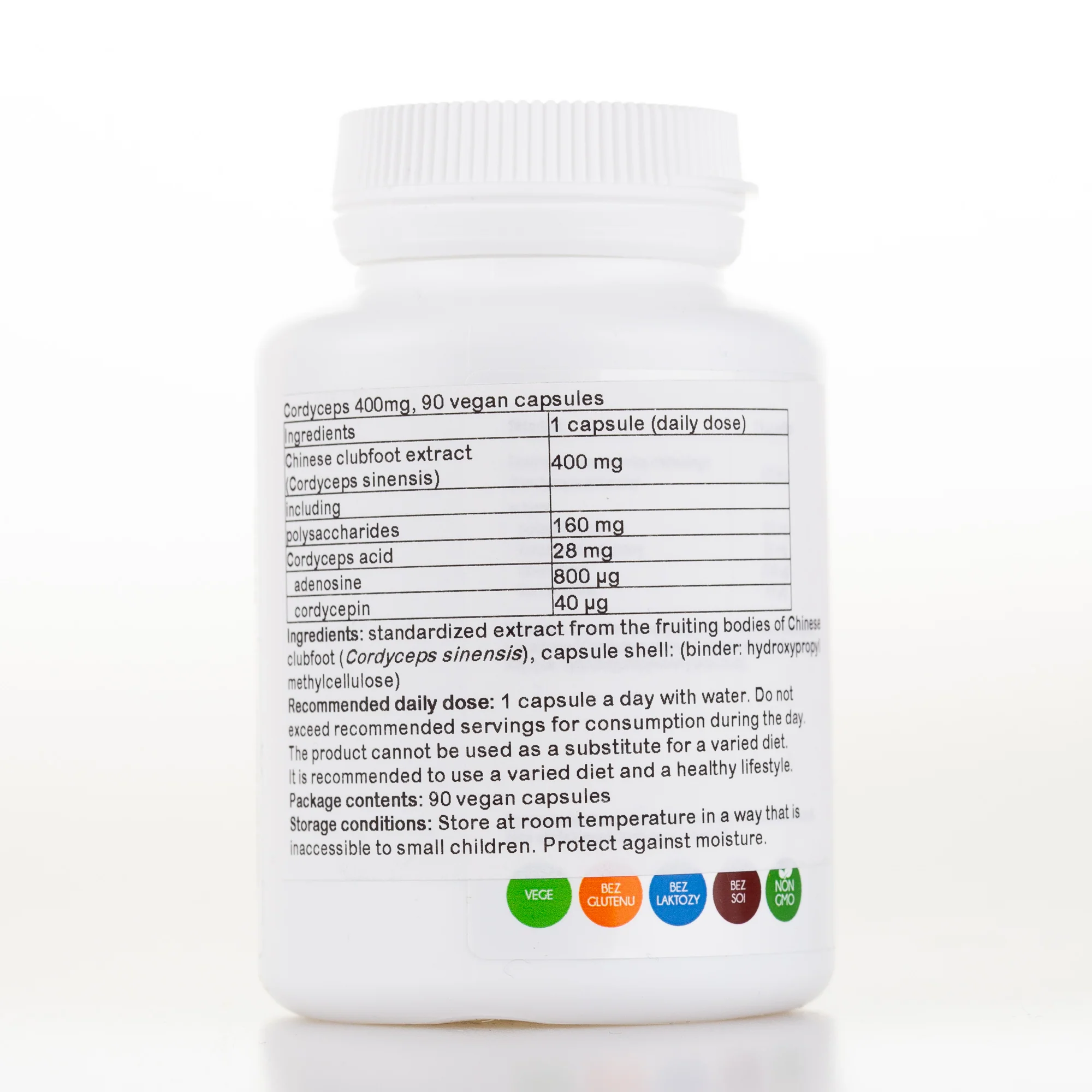 3 Months Supply of Cordyceps sinensis Supplement, 400mg, 90 vegan capsules - Image 2