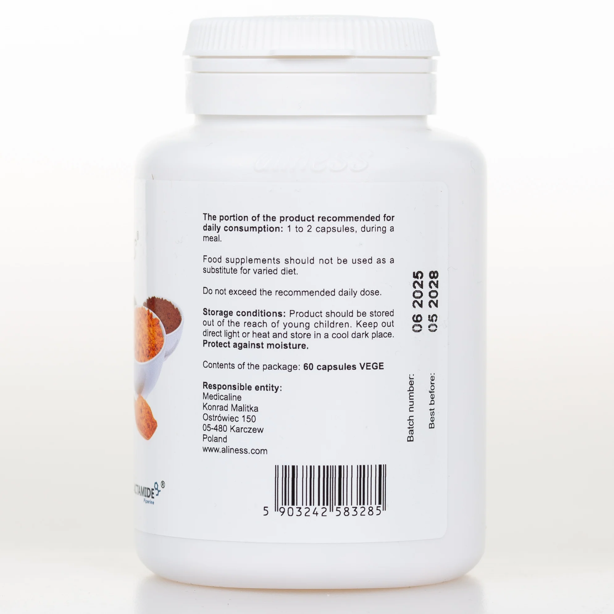 Curcumin 3 Plus, 60 vegan capsules - Image 2