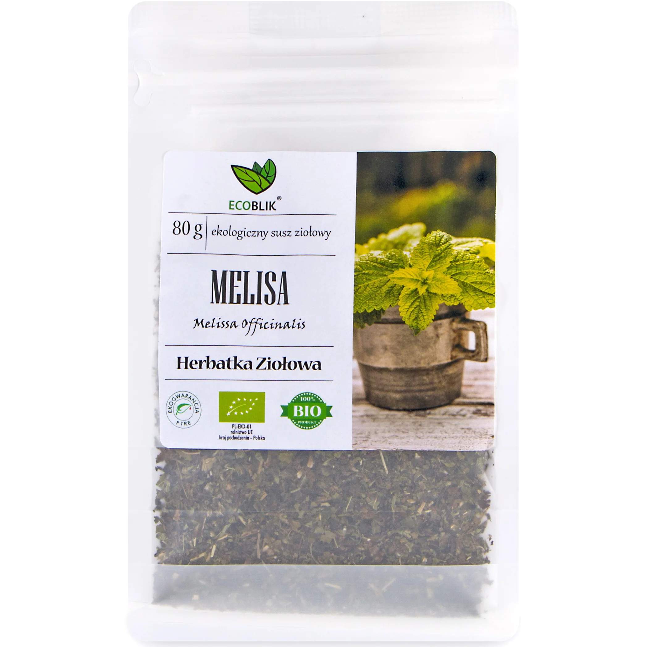 EcoBlik Organic Melissa, 80g