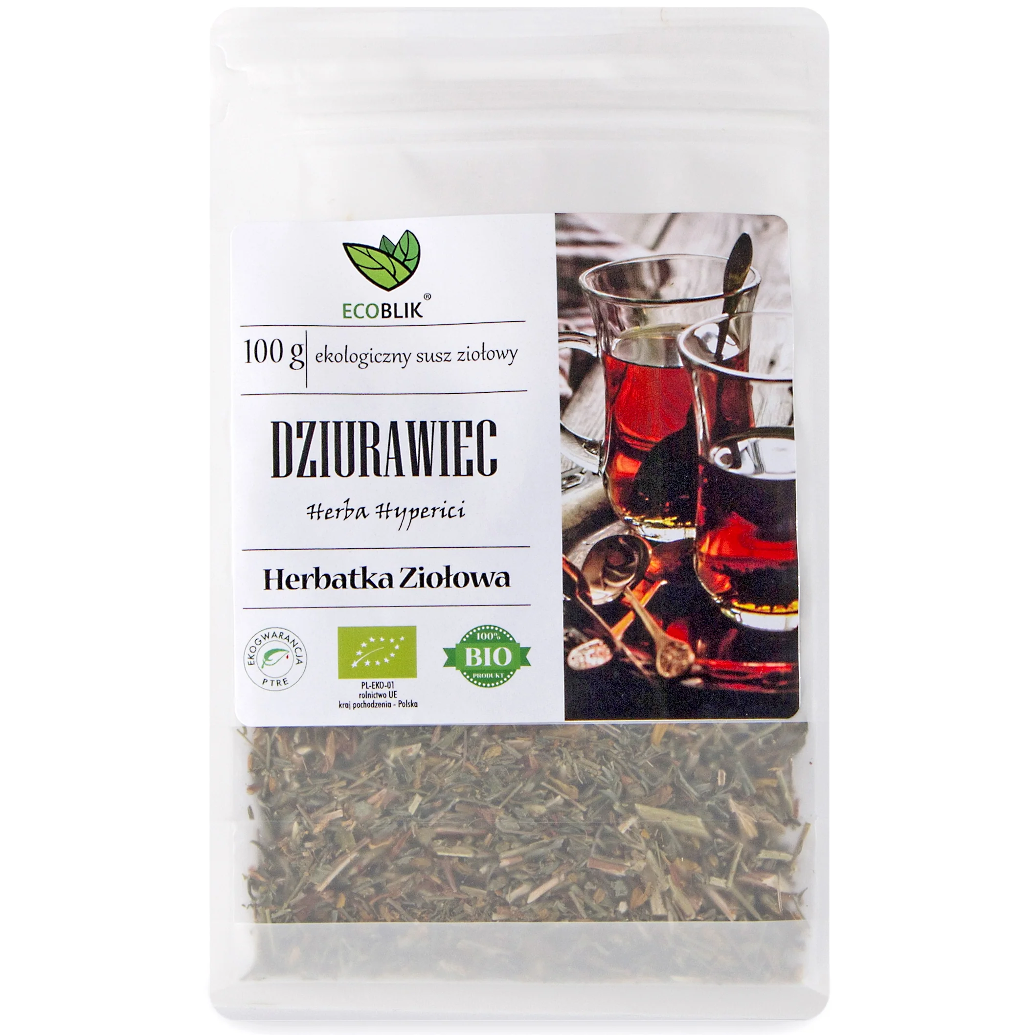 EcoBlik Organic St. John's Wort, 100g