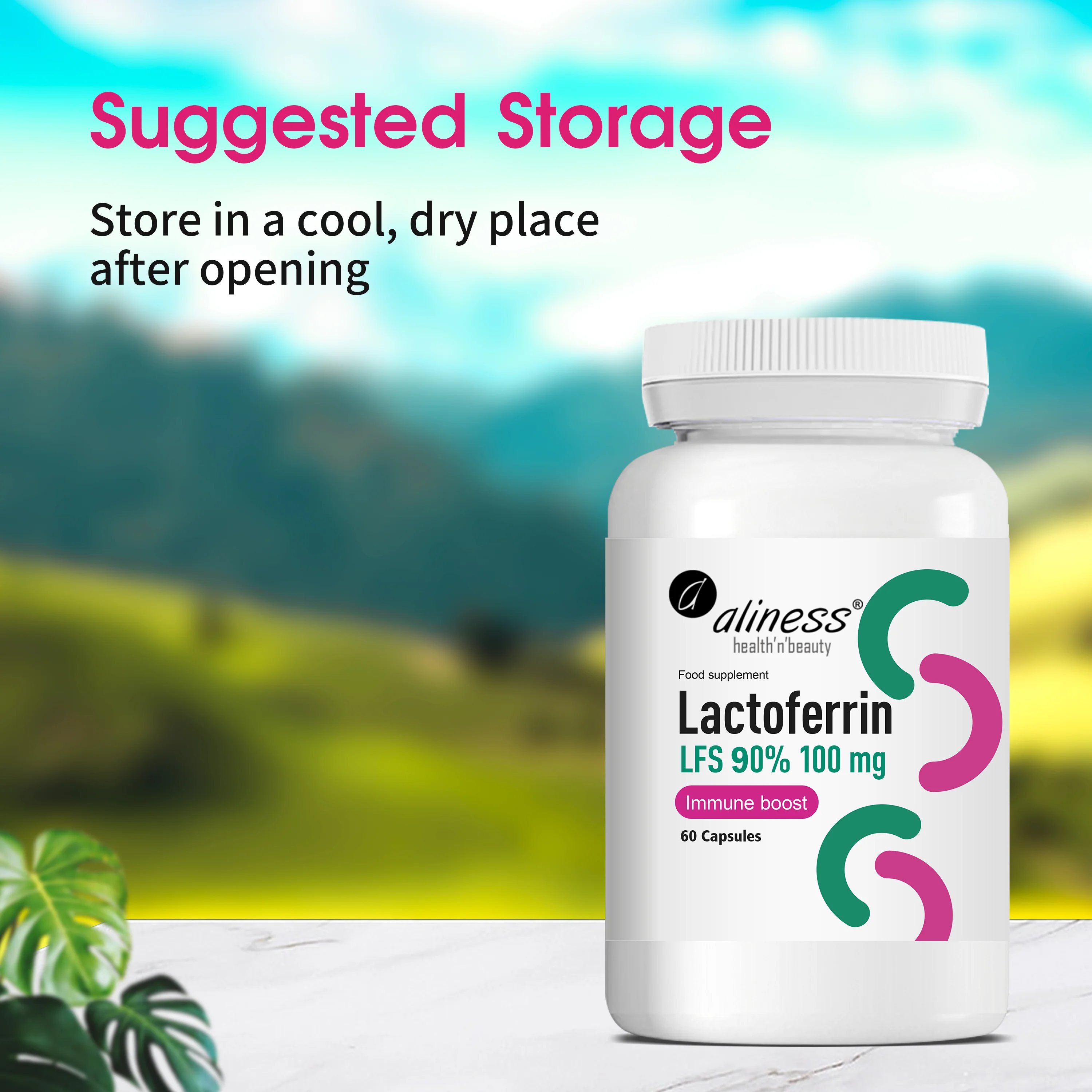 Lactoferrin, 60 capsules, LFS 90% 100mg, 2 months supply - Image 9