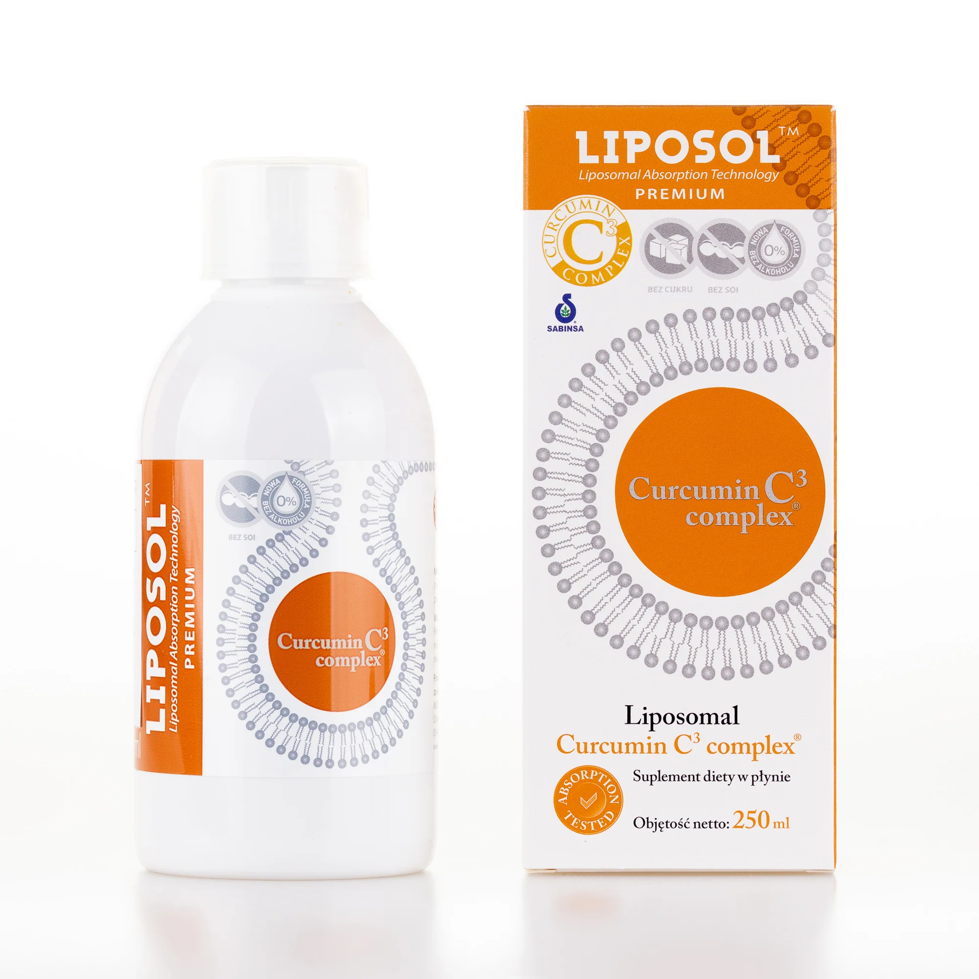 Liposol, Liposomal Curcumin 3 250ml, Aliness