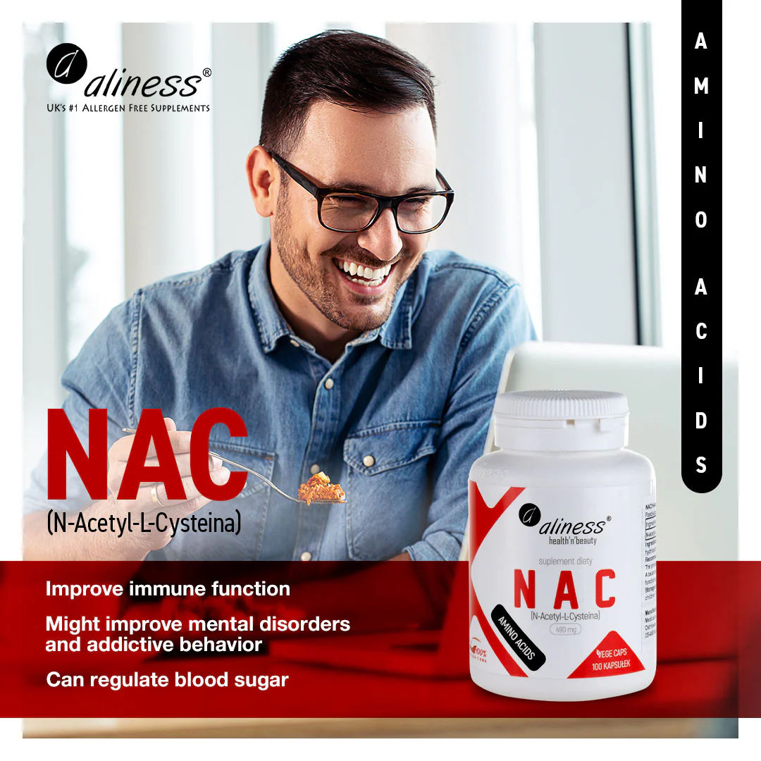 NAC 500mg capsules, N-Acetyl-L-Cysteine, 100 vegan capsules - Image 5