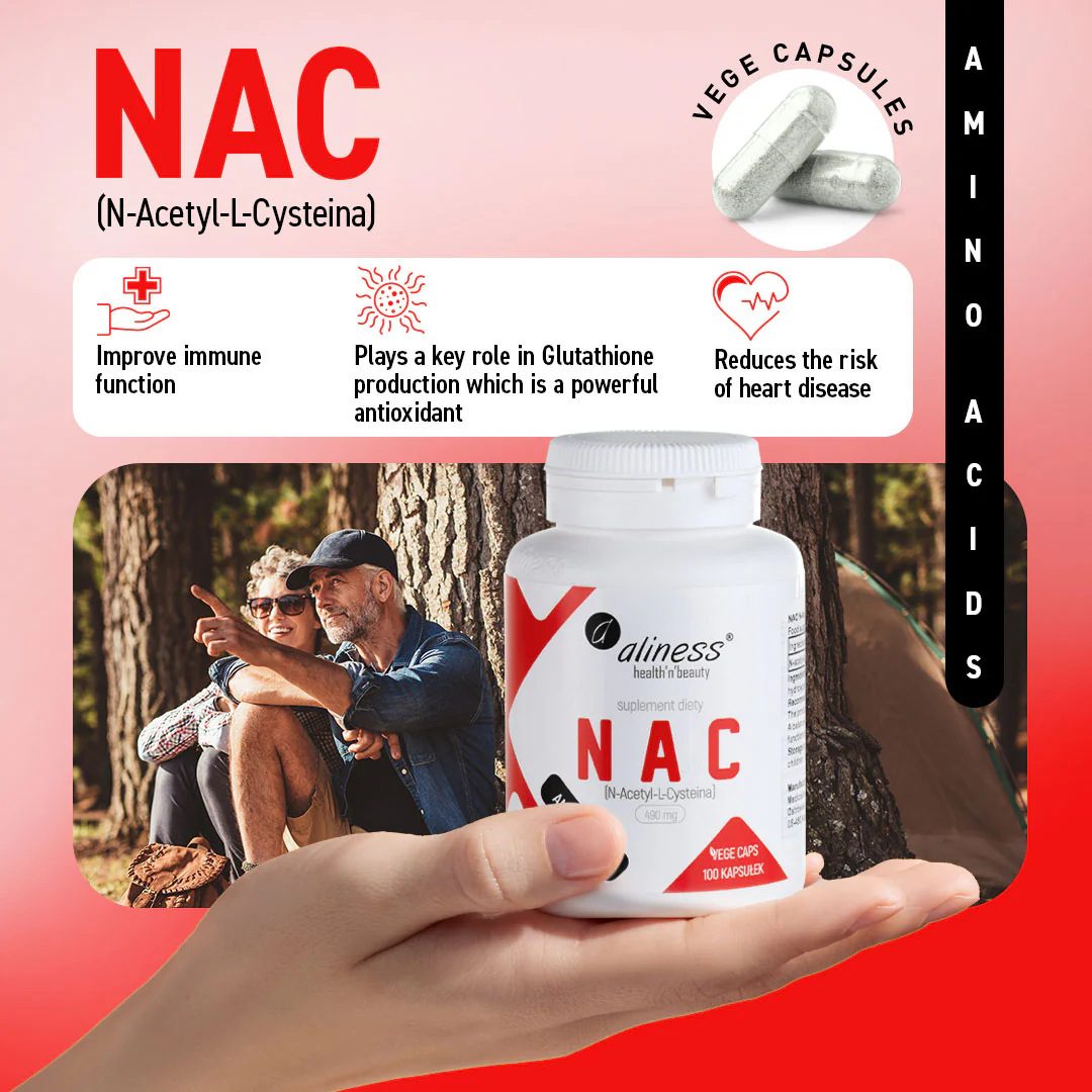 NAC 500mg capsules, N-Acetyl-L-Cysteine, 100 vegan capsules - Image 7