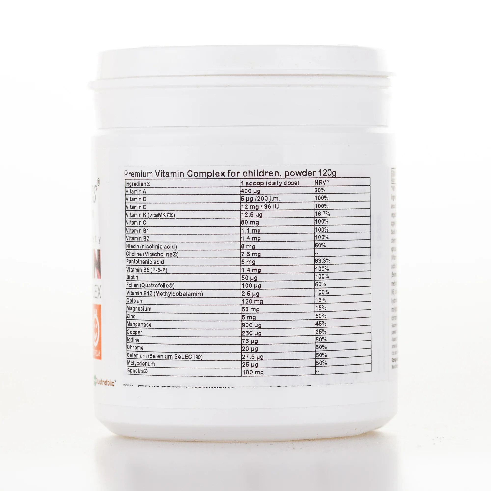 Premium Vitamin Complex for children, powder 120g - Image 2