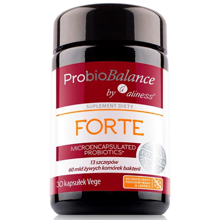 ProbioBalance FORTE probiotics & prebiotics, 13 strains, 30 vegan probiotic capsules