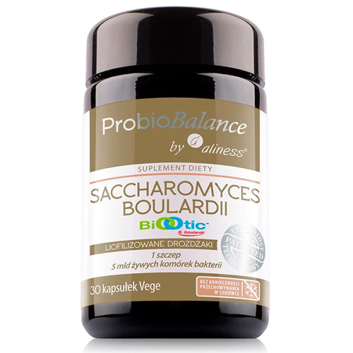 ProbioBalance probiotics & prebiotics, Saccharomyces Boulardii, vegan capsules