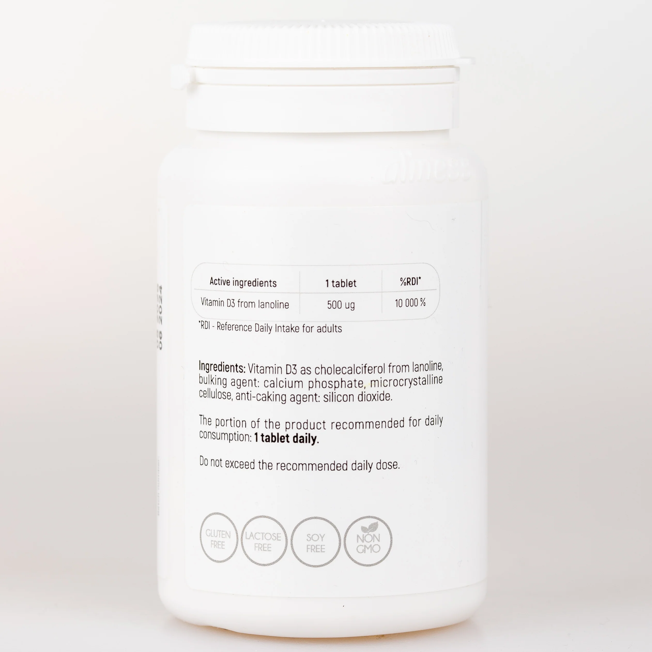 Max Strength Vitamin D3, 20000IU, 100 tablets - Image 2