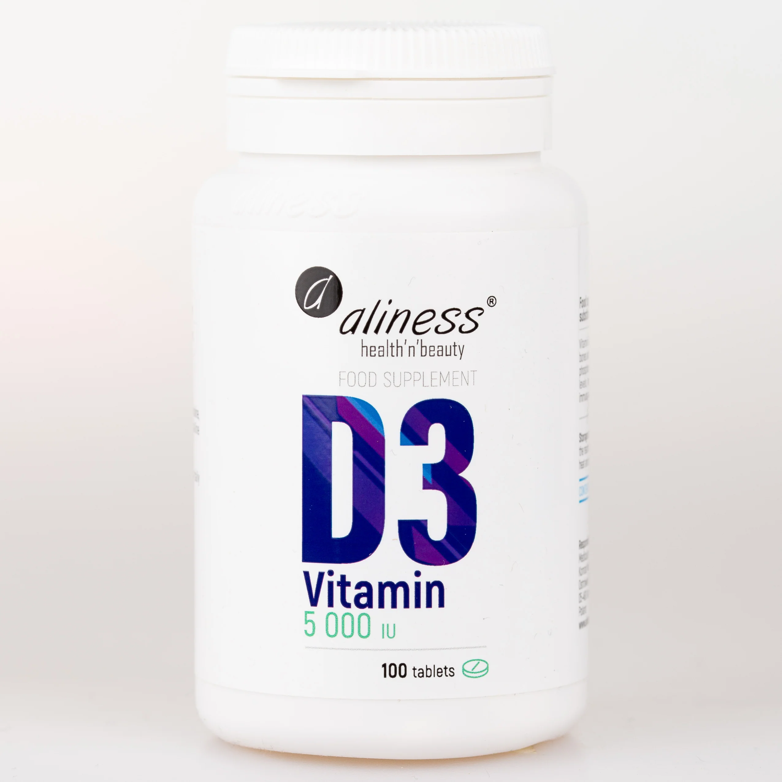 Max Strength Vitamin D3 5000IU, 100 tablets