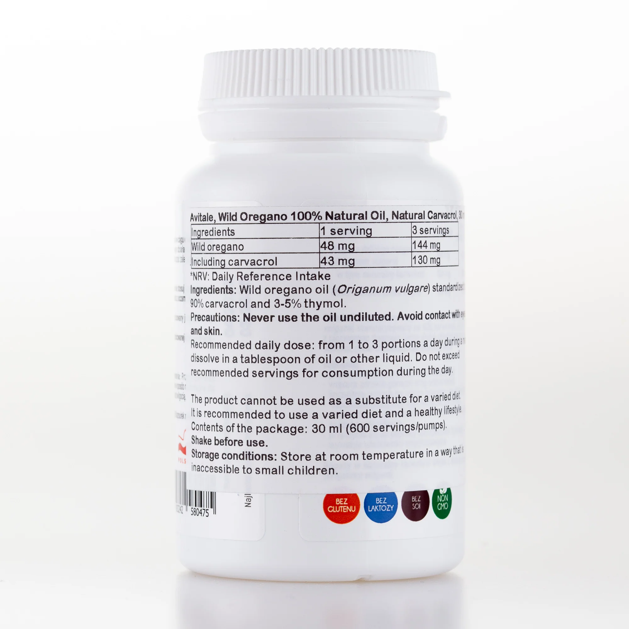 Wild Oregano Oil Strong 144mg, 90 capsules - Image 2